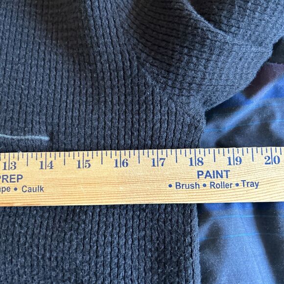 HOLLISTER Thermal Spell Out Shirt Mens Small Black Cursive Grunge Skater Y2K - Picture 10 of 13